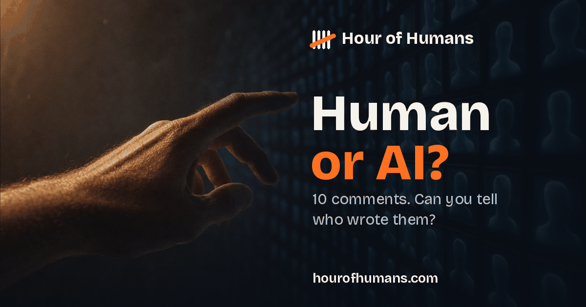 I built a 2-minute test: can you tell 2010s forum comments from AI ones? Most people score around a 